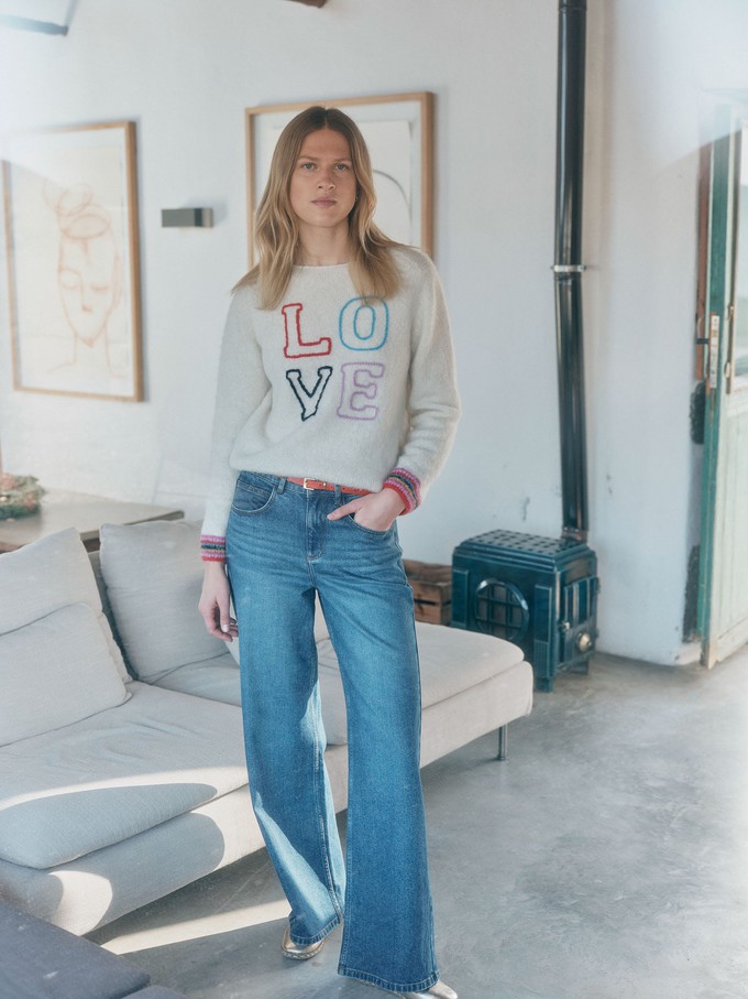 Pre-order - Sweater with embroidery from LANIUS