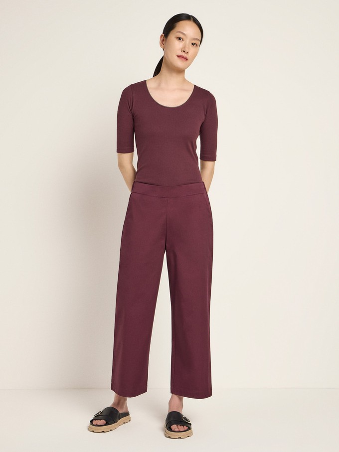 Wide leg trousers (GOTS) from LANIUS