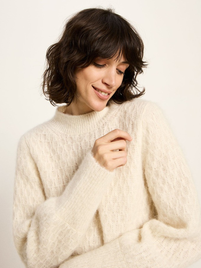 cable-knit sweater from LANIUS