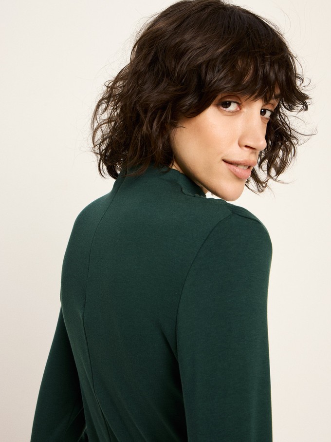 Shirt with stand-up collar from LANIUS