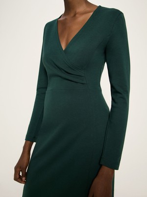 Wrap-effect dress from LANIUS