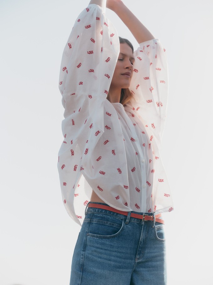 Ruffle blouse from LANIUS