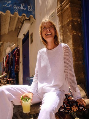 Sweater in knit mix from LANIUS