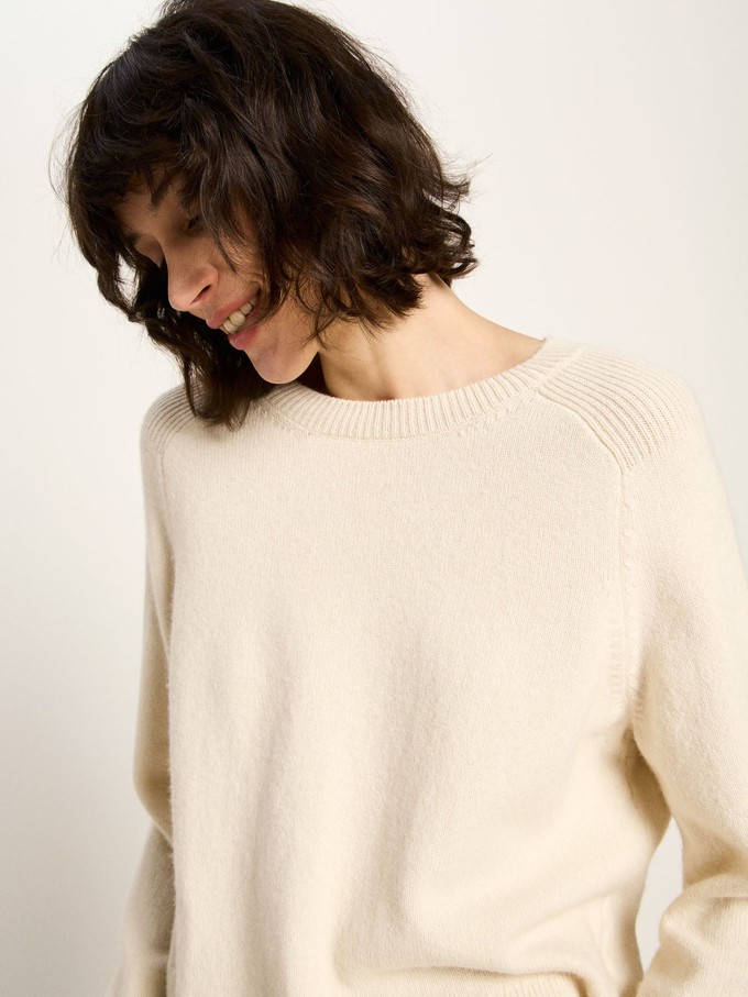 Cropped sweater (GOTS) from LANIUS