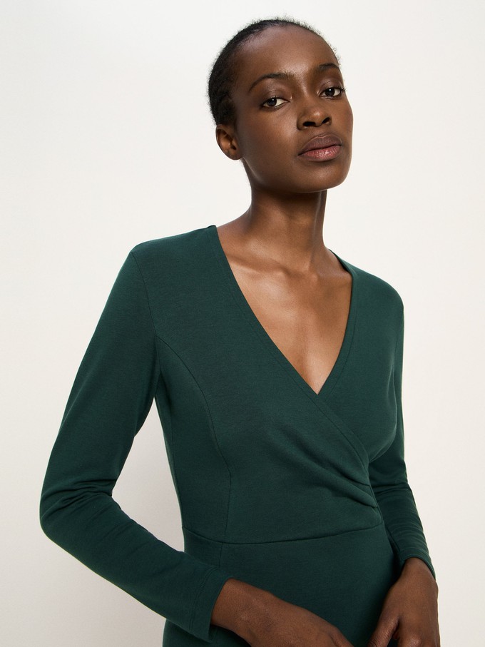 Wrap-effect dress from LANIUS