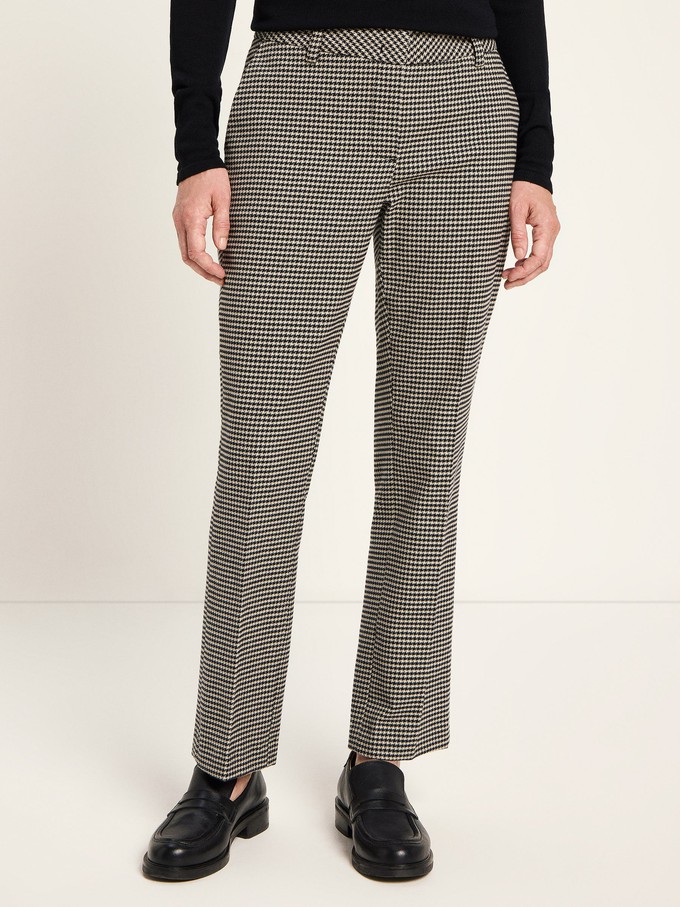 Houndstooth trousers (GOTS) from LANIUS