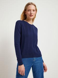Wide rib sweater (GOTS) via LANIUS
