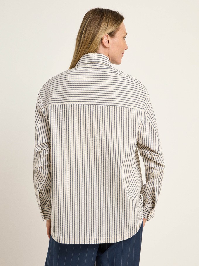 striped blouse jacket (OCS) from LANIUS