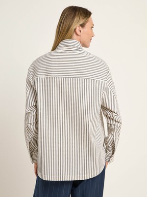 striped blouse jacket (OCS) from LANIUS