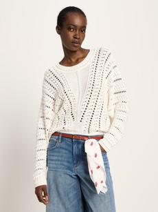 Openwork sweater (GOTS) via LANIUS