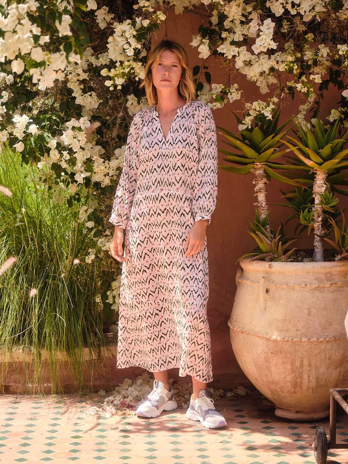 Midi dress print ikat from LANIUS