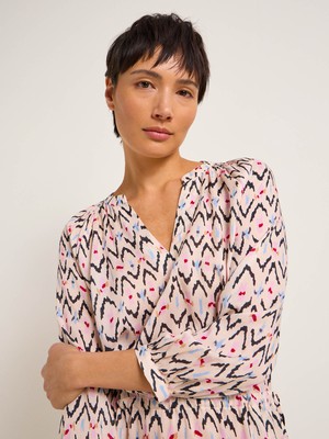 Midi dress print ikat from LANIUS