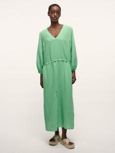 Maxi dress with structure via LANIUS