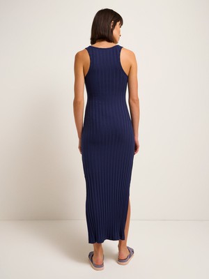 Maxi dress in ribbed look from LANIUS