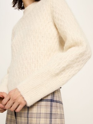 cable-knit sweater from LANIUS