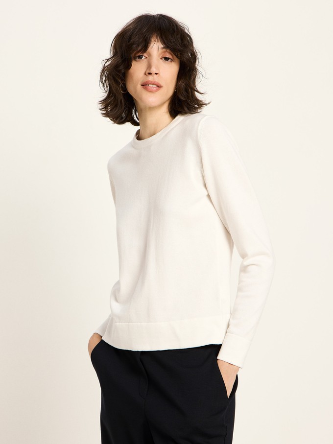 Round neck sweater (GOTS) from LANIUS