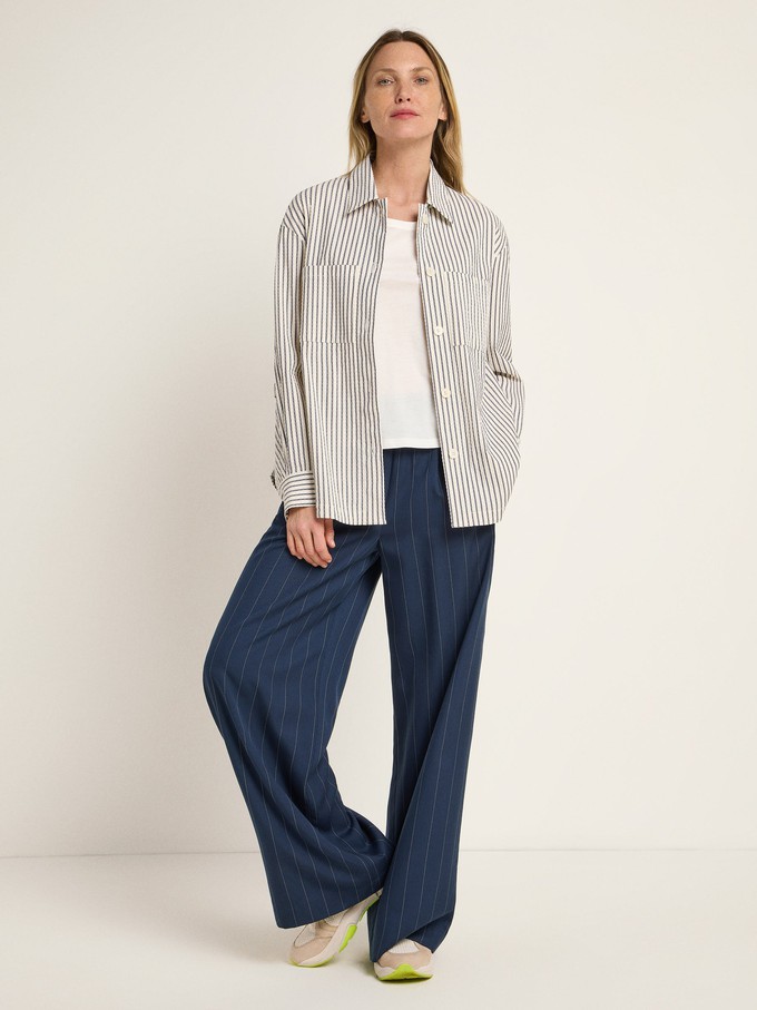 striped blouse jacket (OCS) from LANIUS