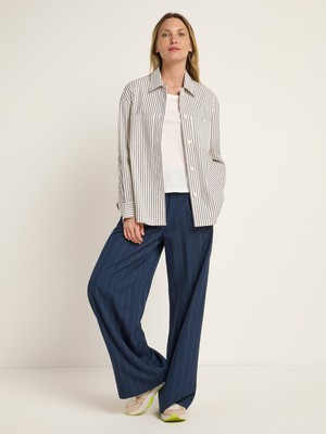 striped blouse jacket (OCS) from LANIUS