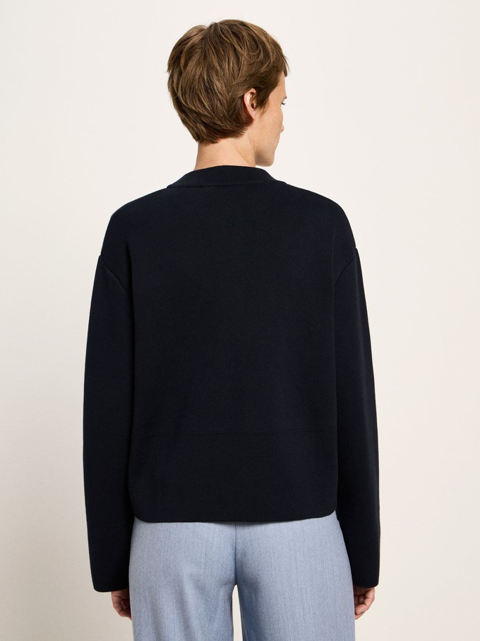 Cardigan with zipper (GOTS) from LANIUS