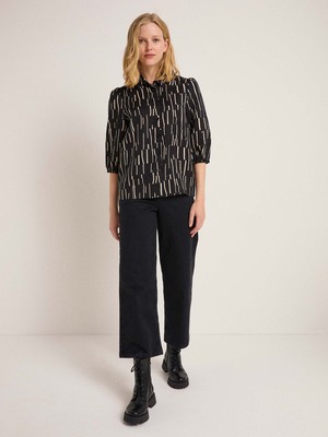 3/4-sleeve blouse print irregular from LANIUS