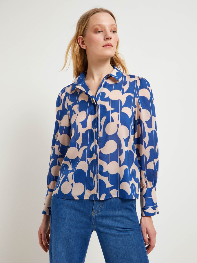 Shirt blouse print graphic dots from LANIUS