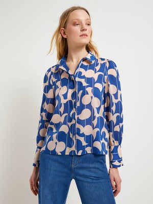 Shirt blouse print graphic dots from LANIUS