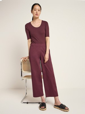Wide leg trousers (GOTS) from LANIUS