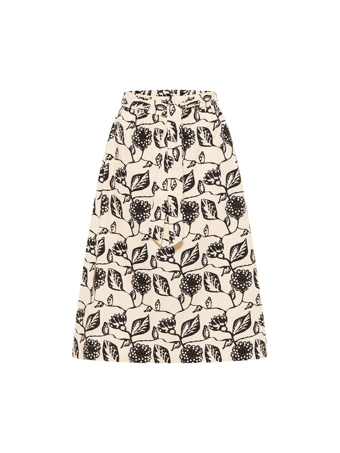 Midi skirt print Botanical Garden (GOTS) from LANIUS
