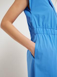 Dress with shawl collar (GOTS) via LANIUS