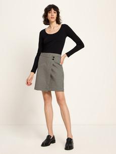 Houndstooth skirt (GOTS) via LANIUS