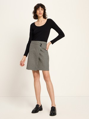 Houndstooth skirt (GOTS) from LANIUS