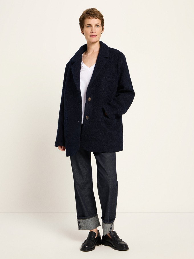 Boucle blazer coat (GOTS) from LANIUS