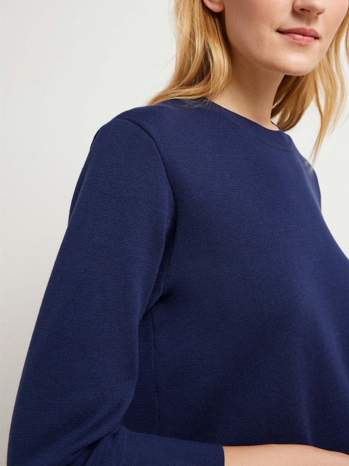 Sweater in Punto Milano (GOTS) from LANIUS
