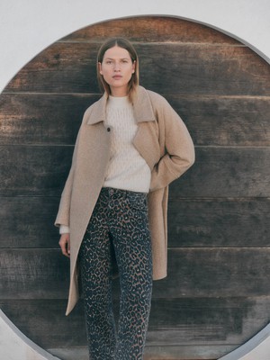 Coat with tie belt from LANIUS