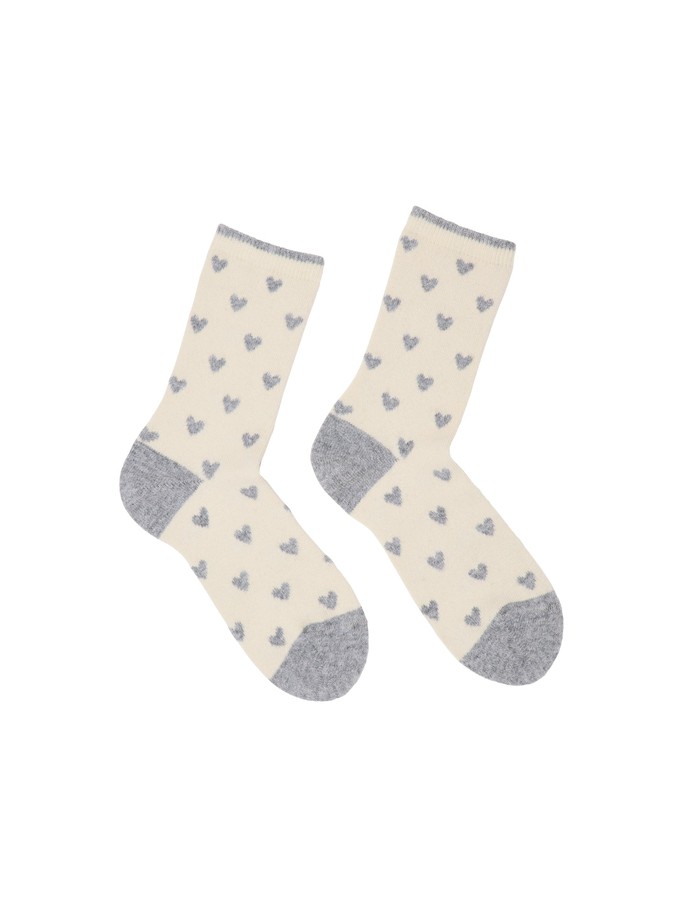 Socks with hearts (GOTS) from LANIUS