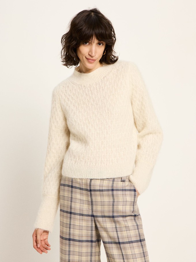 cable-knit sweater from LANIUS