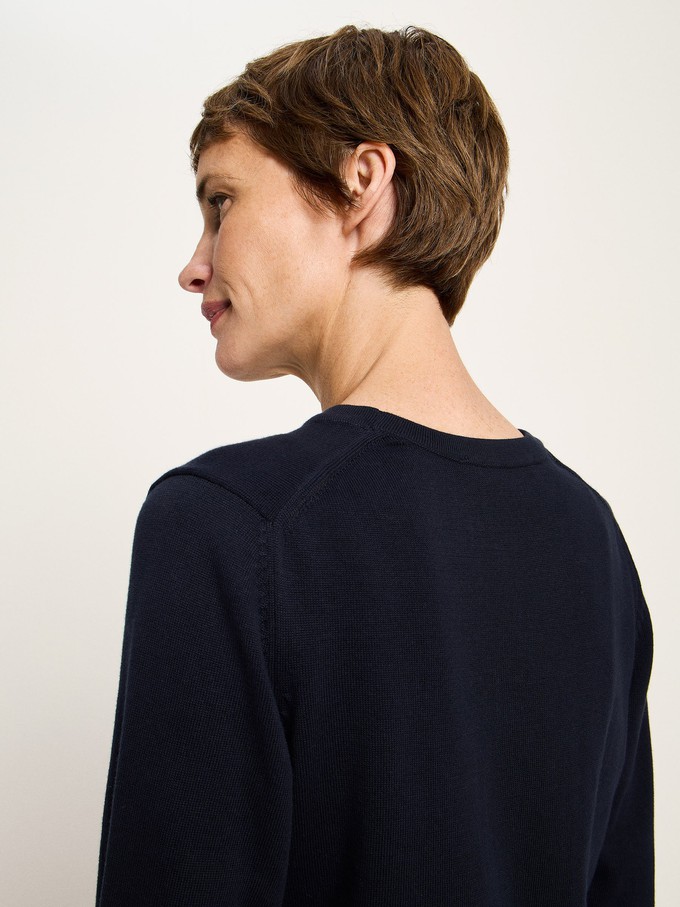 Round neck sweater (GOTS) from LANIUS