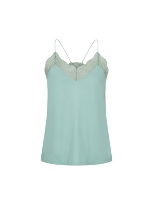 Top with graphic lace from LANIUS