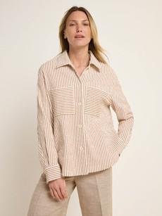 striped blouse jacket (OCS) via LANIUS