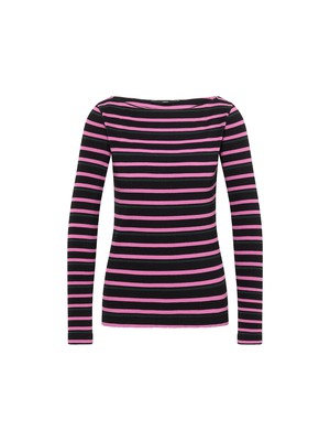 Boat neck shirt with stripes (GOTS) from LANIUS