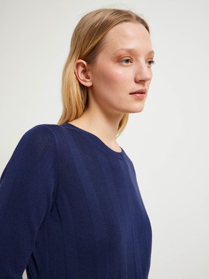Wide rib sweater (GOTS) from LANIUS