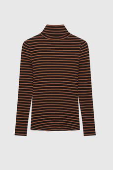 Striped Roll Neck via Lavender Hill Clothing