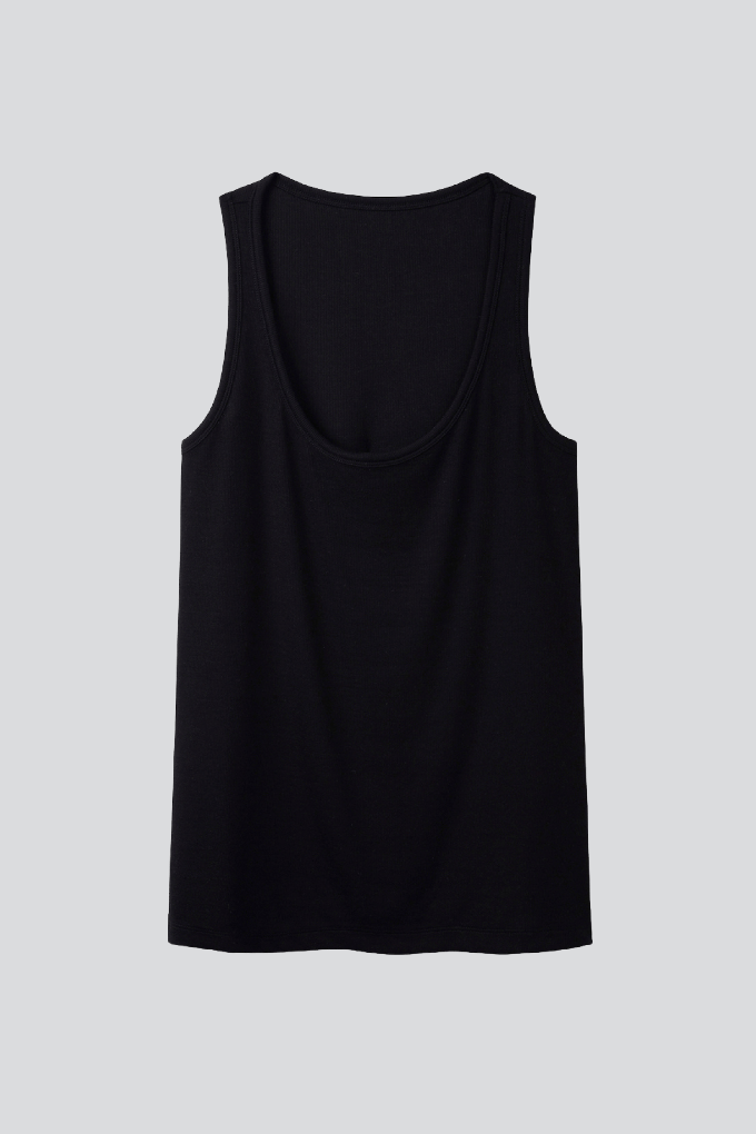 Ribbed Scoop Neck Tank from Lavender Hill Clothing