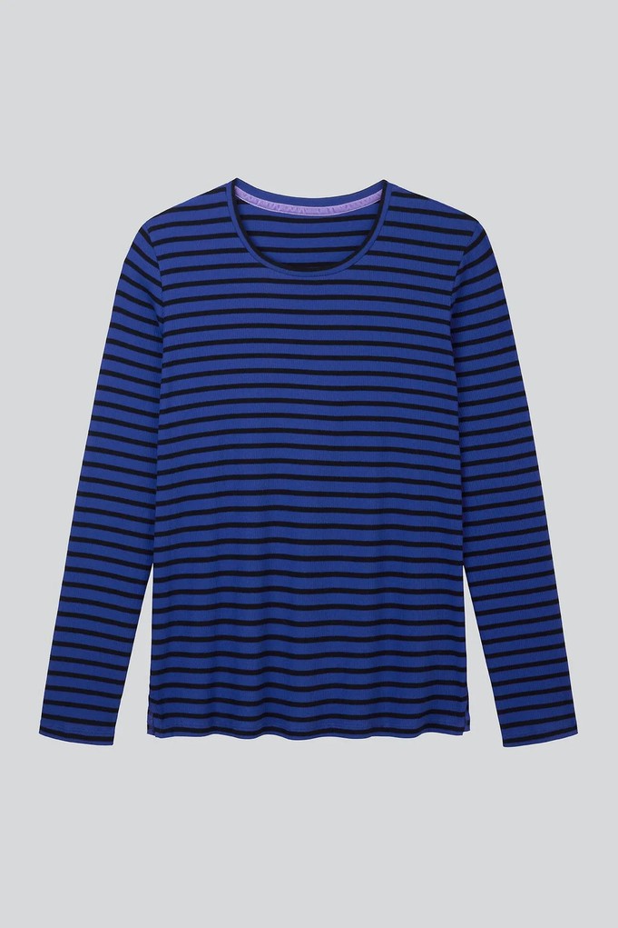 Striped Crew Neck T-shirt from Lavender Hill Clothing