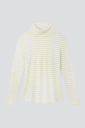 Striped Cotton Roll Neck (Sale) from Lavender Hill Clothing