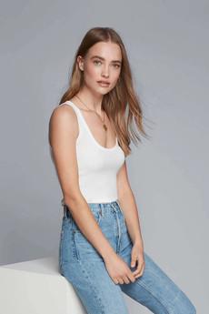 Ribbed Scoop Neck Tank via Lavender Hill Clothing