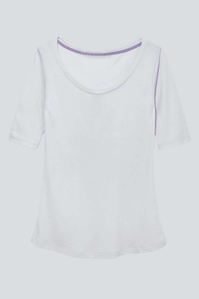 Half Sleeve Scoop Neck T-Shirt from Lavender Hill Clothing