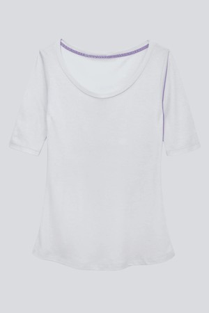 Half Sleeve Scoop Neck T-Shirt from Lavender Hill Clothing