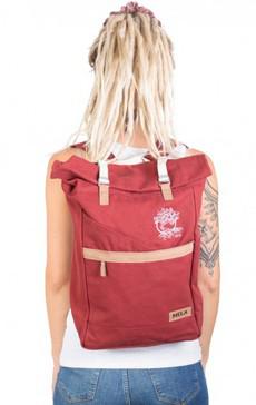 Life-Tree Fairtrade Backpack Burgundy Red via Life-Tree