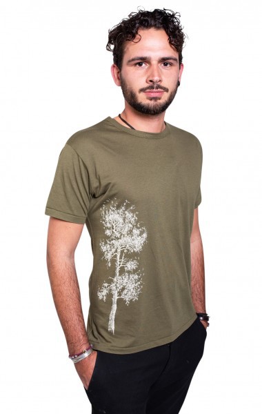 Fairwear Bambus Shirt Men Moss Green Kiefer from Life-Tree